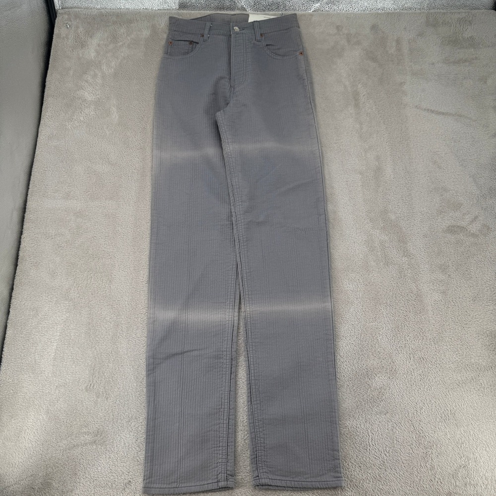 VTG NWT Levis 401 Corduroy Pants Womens 28x34 Gray Straight Leg Red‎ Tab Cotton